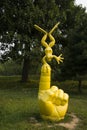 Asian Chinese, Beijing, International Sculpture Park, sculpture,Happy