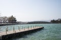 Asian Chinese, Beijing, the Summer Palace, seventeen hole bridge