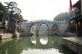 Asian Chinese, Beijing, the Summer Palace, the three hole long bridge