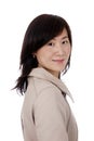 Asian (Chinese) Businesswoman With Coat
