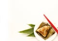 Asian Chinese rice dumplings or zongzi Royalty Free Stock Photo