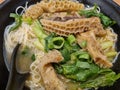Chinese style cooked beef tripe with vermicelli noodles