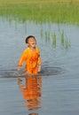 Asian chlidren, water, little boy, danger