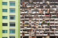 Asian city street background