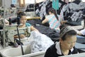 Asian clothes factory