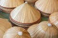 Asian cone hat handicraft. Vietnam style cone hat