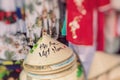 Asian Cone Hat Handicraft. Vietnam Style Cone Hat. Selective Focus