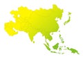 Asian Continent Gradation