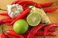 Asian cooking ingredients Royalty Free Stock Photo
