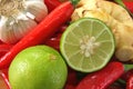 Asian cooking ingredients Royalty Free Stock Photo
