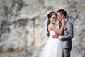 Asian couples photos of pre wedding concept of love and Marriage