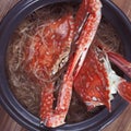 Asian crab noodles Royalty Free Stock Photo