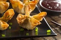 Asian Crab Rangoons with Sweet and Sour Sauce