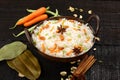 Asian cuisine -vegetarian fried rice