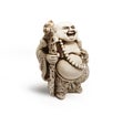 Asian decorative figurine Hotai, amulet brings happiness Royalty Free Stock Photo
