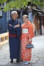 Asian elderly couple, old people