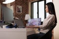 IT engineer using software app with encryption Royalty Free Stock Photo