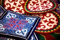 Asian ethnic carpet Royalty Free Stock Photo