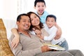 Asian family Royalty Free Stock Photo