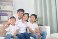 Asian family Royalty Free Stock Photo