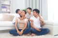 Asian family Royalty Free Stock Photo