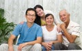 Asian family Royalty Free Stock Photo