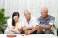 Asian family Royalty Free Stock Photo