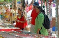 Asian Family Shopping at Flea Market Royalty Free Stock Photo