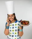 Asian female chef Royalty Free Stock Photo