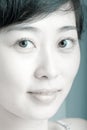 Asian female face Royalty Free Stock Photo