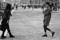 Asian female tourists Marseille