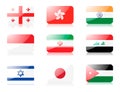 Asian flags set 2