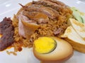 Asian Food Braised duck rice Royalty Free Stock Photo