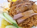 Asian Food Braised duck rice Royalty Free Stock Photo