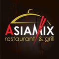 Asian food logo Royalty Free Stock Photo