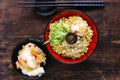 Asian food spicy ramen noodles Royalty Free Stock Photo