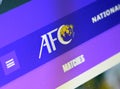 Asian football confederation, afc logo