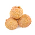 Asian fruit lichee isolated