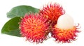 Asian fruit rambutan Royalty Free Stock Photo