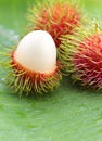 Asian fruit rambutan Royalty Free Stock Photo