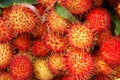 Asian fruit rambutan Royalty Free Stock Photo