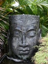 Tropical Asian Garden Fountain Statue Royalty Free Stock Photo