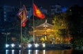 Asian Gazebo Night View