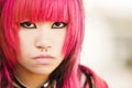 Asian girl close portrait Royalty Free Stock Photo