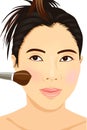 Asian girl make-up