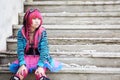 Asian goth lolita Royalty Free Stock Photo