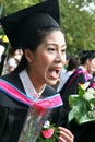 Asian graduate Royalty Free Stock Photo