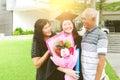 Asian graduation Royalty Free Stock Photo