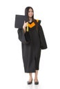 Asian graduation woman Royalty Free Stock Photo