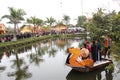 Asian group singing folk songs in folk festival